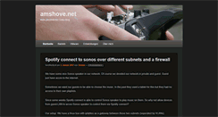 Desktop Screenshot of amshove.net