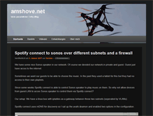 Tablet Screenshot of amshove.net